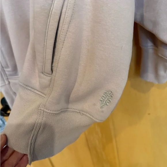 FP Movement by Free People light purplish Hoodie sweatwith Pink and White Design - Picture 4 of 7